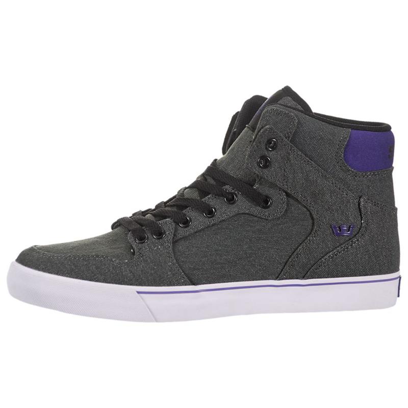 Zapatillas Altas Supra Argentina Hombre - VAIDER Gris Moradas (HUXAP-2531)